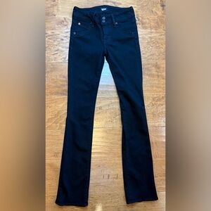 Hudson Midrise Beth Baby Boot Jeans Black Sz 25 NWOT